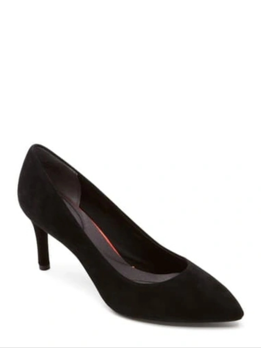 Rockport Cindy Total Motion Black Suede Pointed-Toe Women's Pump Size 10